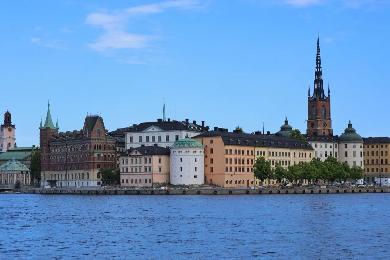 Gamla stan i Stockholm set fra vandet